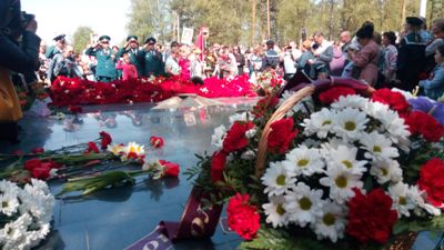 Фото с мероприятия посвященного празднованию Дня Победы в Костроме