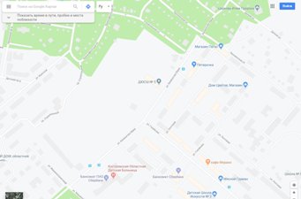 Улица Юрия Беленогова на карте г.Костромы