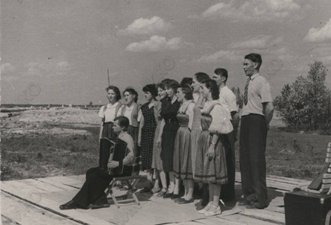 Коллекция фотодокументов партархива Костромского обкома КПСС, 1955 год.