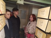 Занятие по профориентации и экскурсия для учащихся 9 класса гимназии 1 г. Костромы