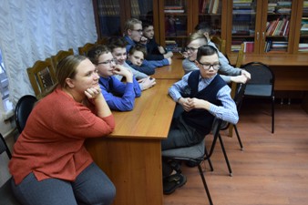 Учащиеся 7 класса лицея №32 г. Костромы. Фото.